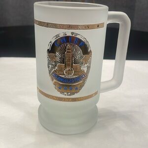 LAPD Daryl Gates Retirement Frosted Mug